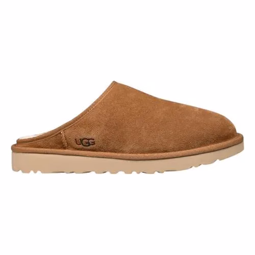 UGG Beige Suede Leather Clogs