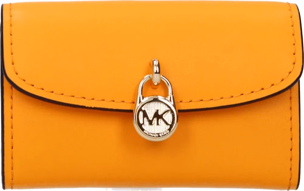 Michael Kors Orange Leather Wallet