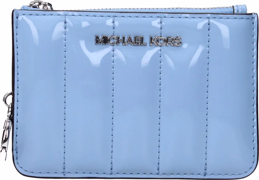 Michael Kors Light Blue Leather Wallet