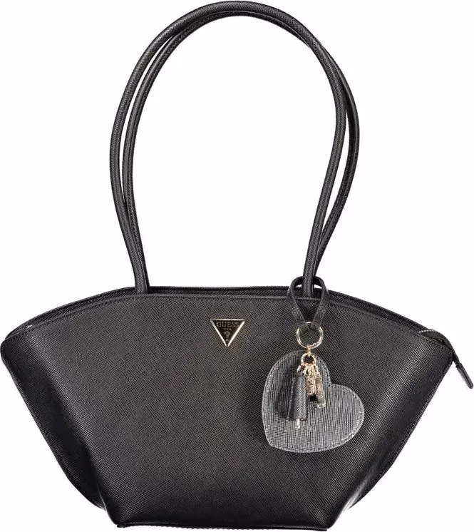 Guess Jeans Black Polyurethane Women's Handbag