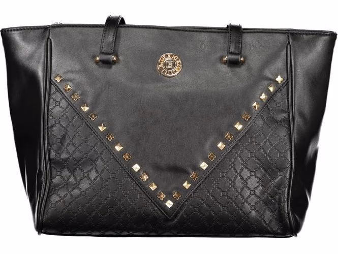 Laura Biagiotti Black PVC Women Handbag
