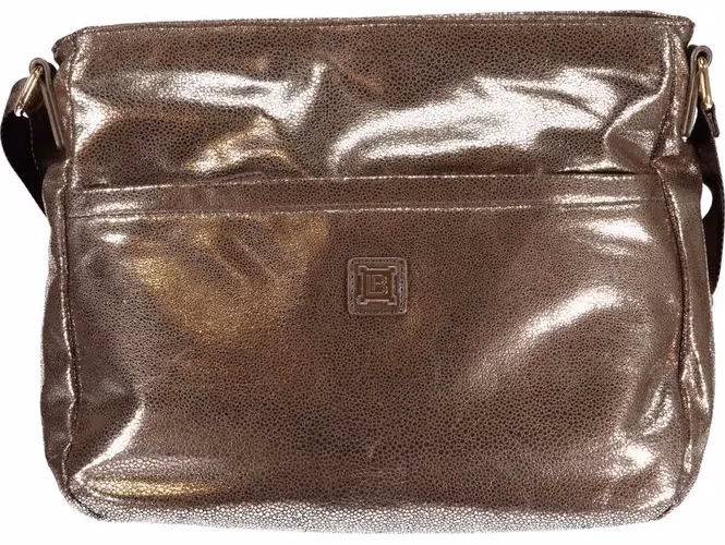 Laura Biagiotti Bronzo Polyester Women Handbag
