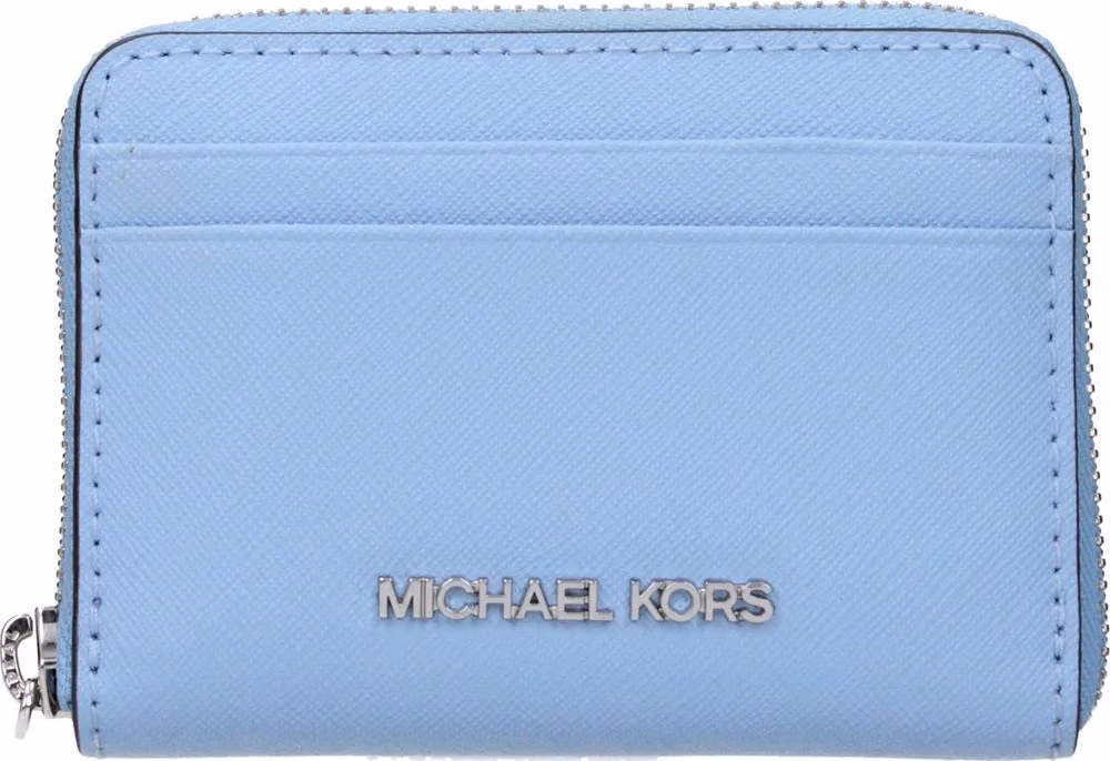 Michael Kors Light Blue Leather Cardholder