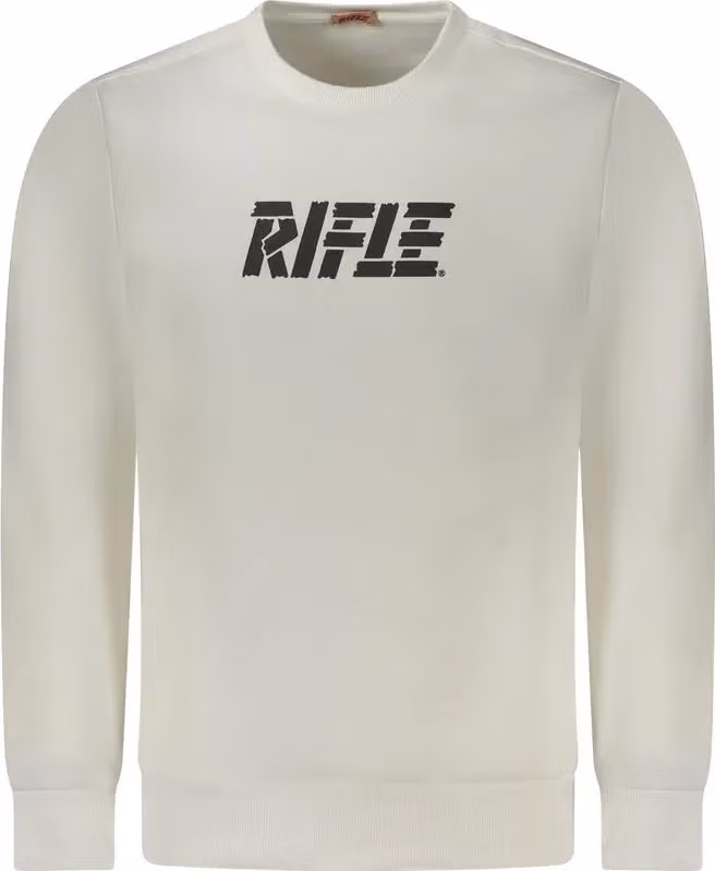 Rifle White Cotton Men Sweatshirt