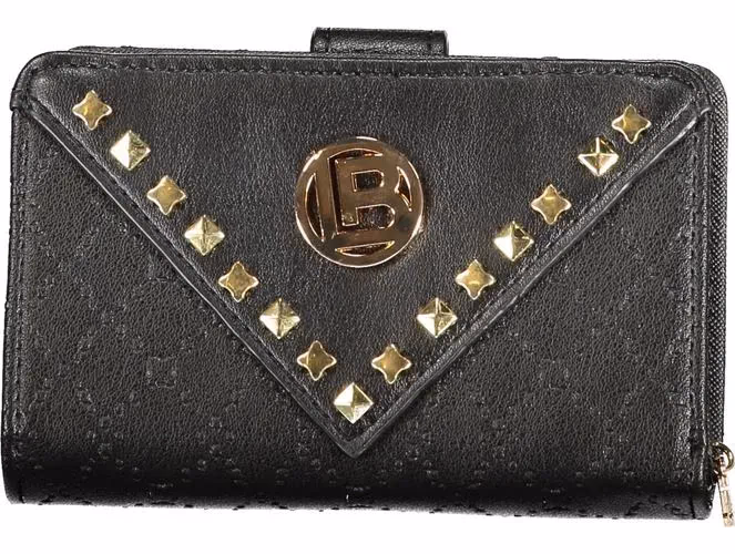 Laura Biagiotti Black Polyurethane Women Wallet