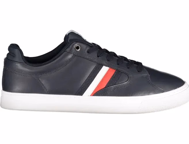 Tommy Hilfiger Blue Polyester Men Sneaker