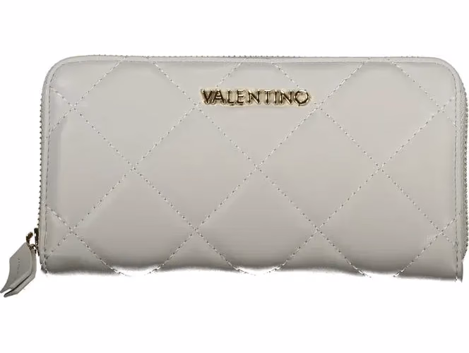 Mario Valentino Grey Polyurethane Women's Wallet