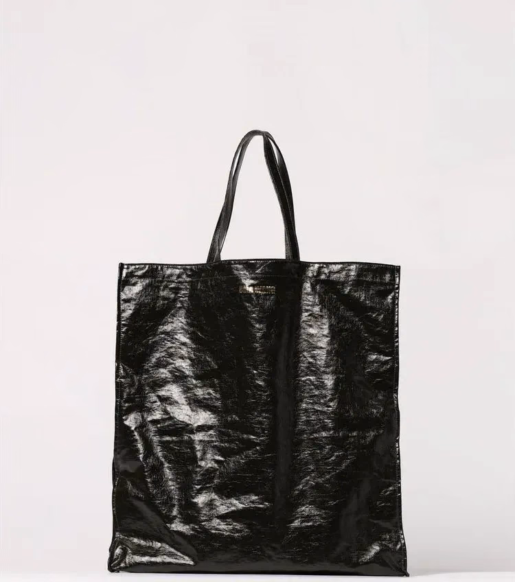 Uma Wang Bicolor Nylon Handbag