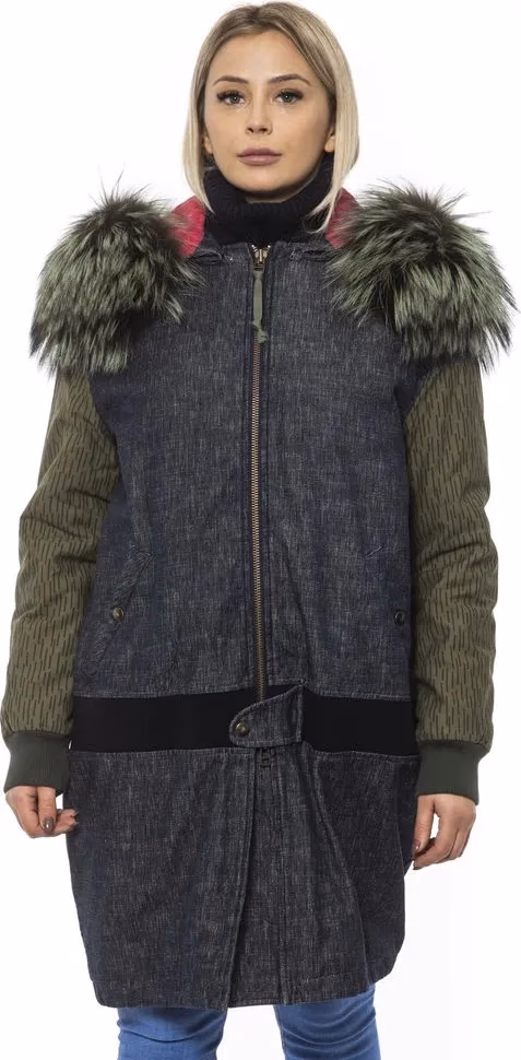 Mr&Mrs Italy Gray Leather Women Bomber Jacket