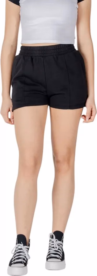 Converse Black Cotton Bermuda Shorts
