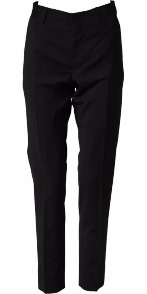 Dolce & Gabbana Black Wool Formal Dress Men Trouser Pants