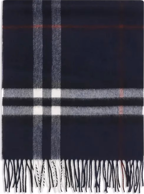 Burberry Blue Cashmere Scarf