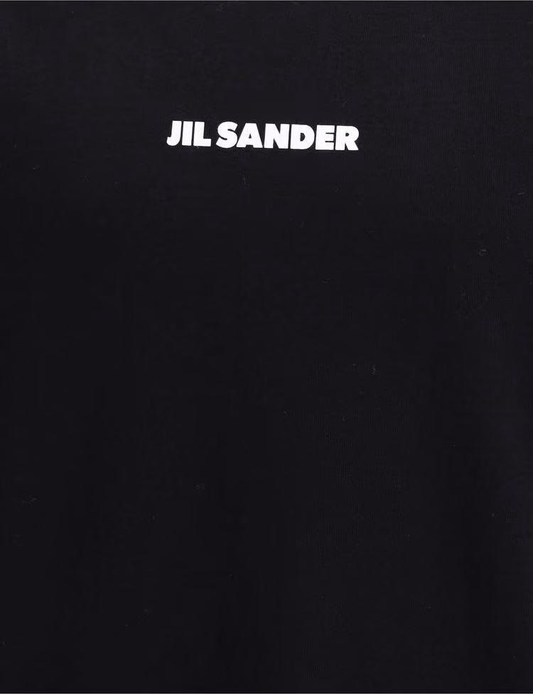 Jil Sander Black Cotton T-Shirt
