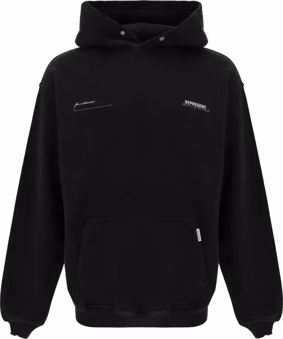 Represent Black Cotton Sweatshirt