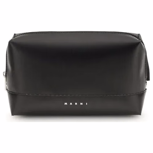 Marni Black Calf Leather Bos Taurus Shoulder Bag