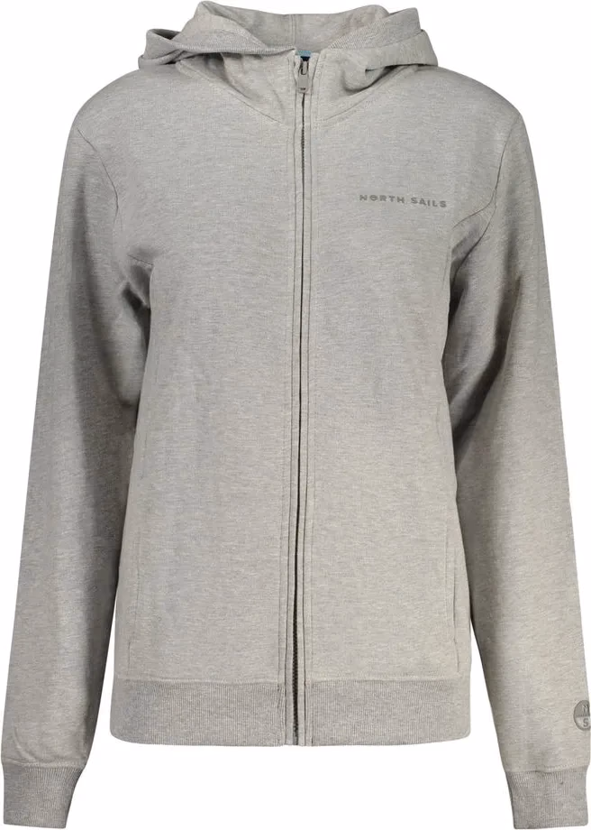 North Sails Grigio Cotton Women Hoodie