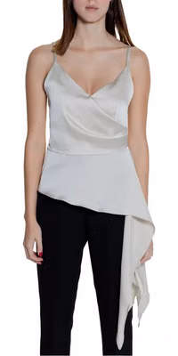 Beige Polyester Top