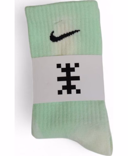 Nike Green Cotton Socks