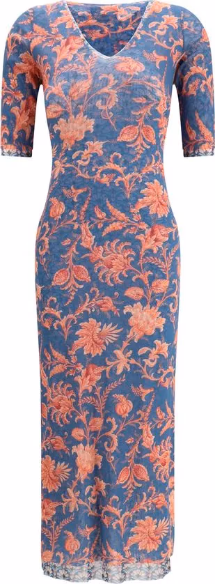 Etro Multicolor Polyamide Casual Dress