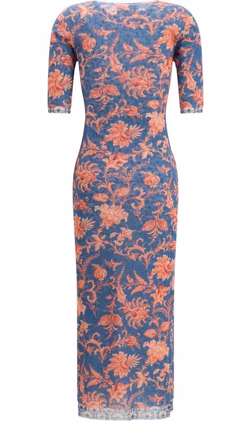 Etro Multicolor Polyamide Casual Dress