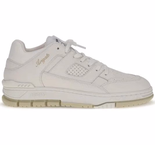 Axel Arigato White Calf Leather Bos Taurus Low Top Sneakers