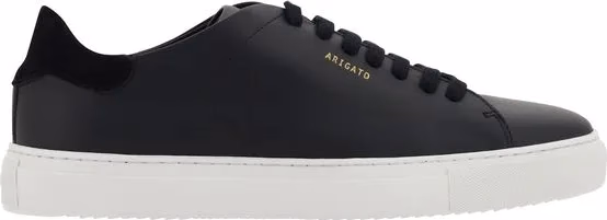 Axel Arigato Black Calf Leather Bos Taurus Low Top Sneakers