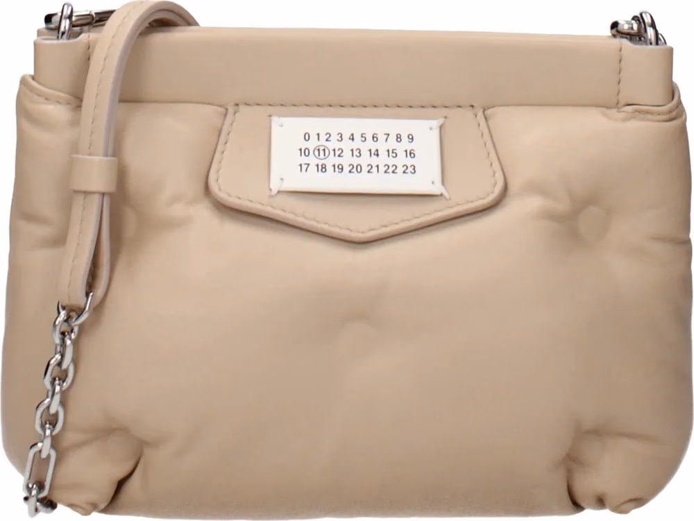 Maison Margiela Beige Leather Crossbody Bag