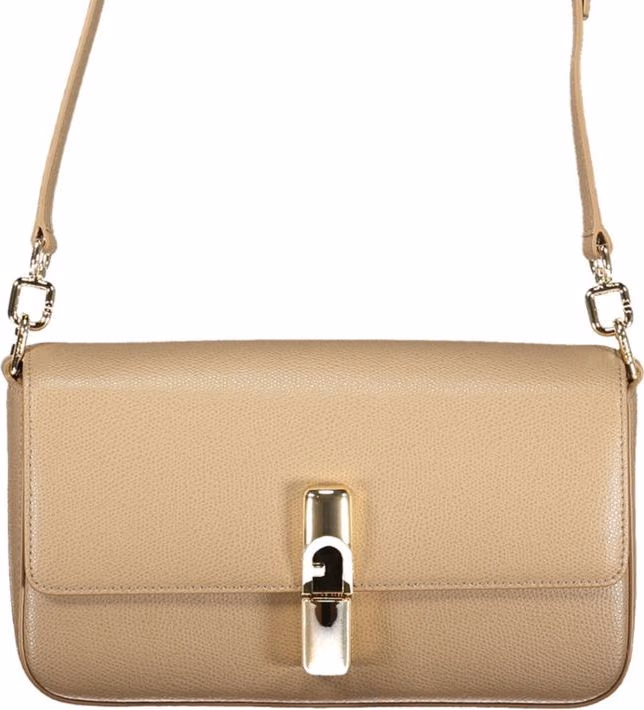 Furla Beige Leather Women Bag