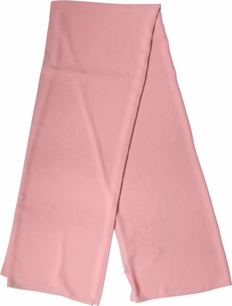 Dolce & Gabbana Pink Silk Stole Neck Wrap Shawl Men  Scarf