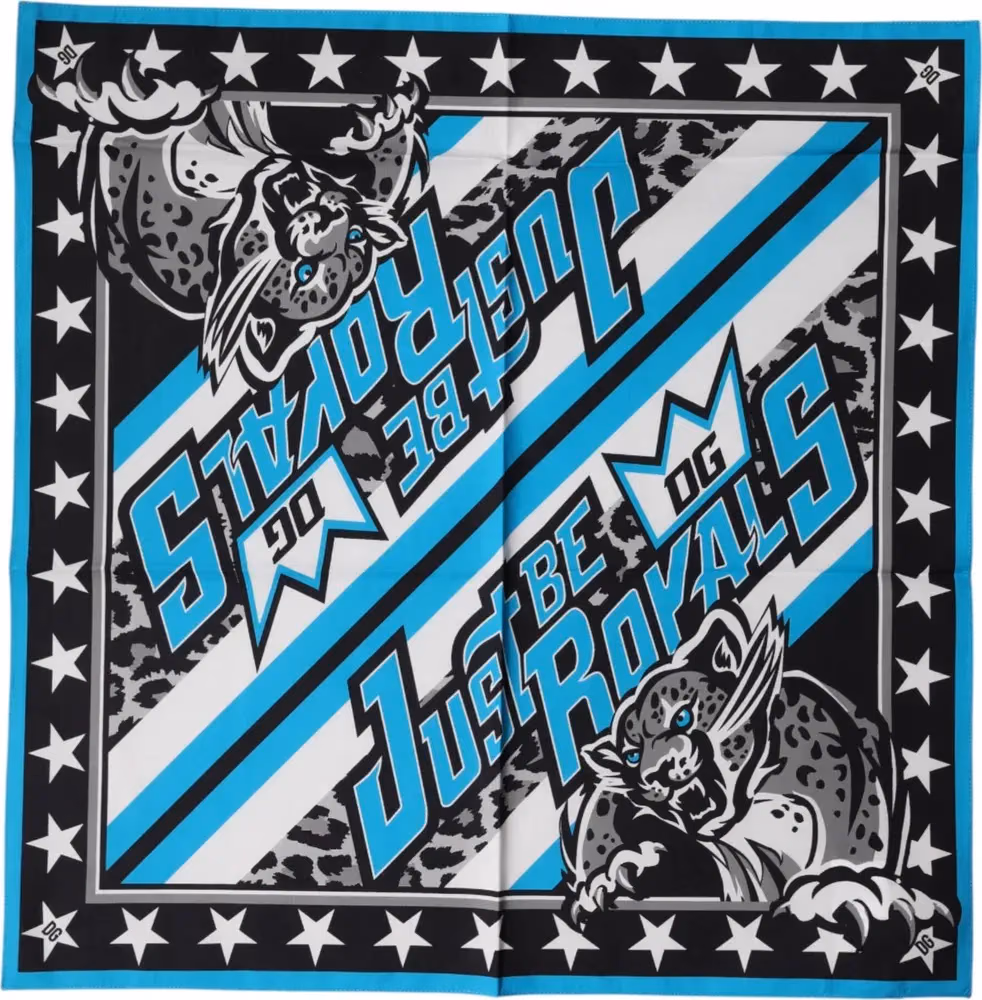Dolce & Gabbana Multicolor DG Royals Square Foulard 51.5cm x 51cm Scarf