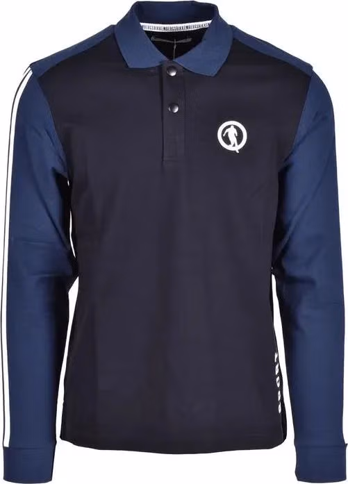 Bikkembergs Blue Cotton Polo Shirt