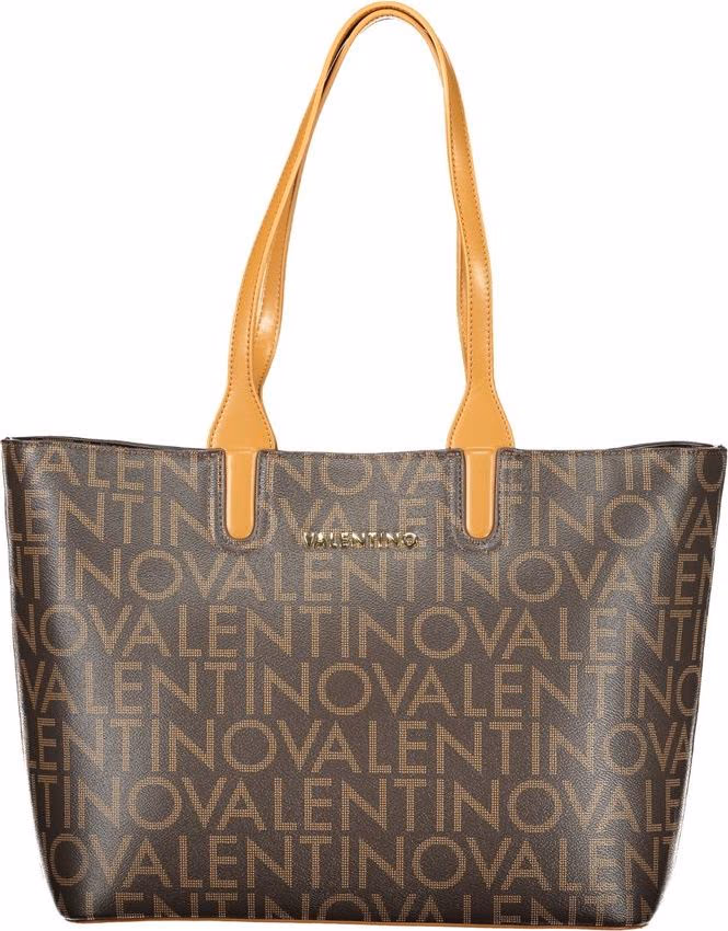 Mario Valentino Brown Polyurethane Women's Bag