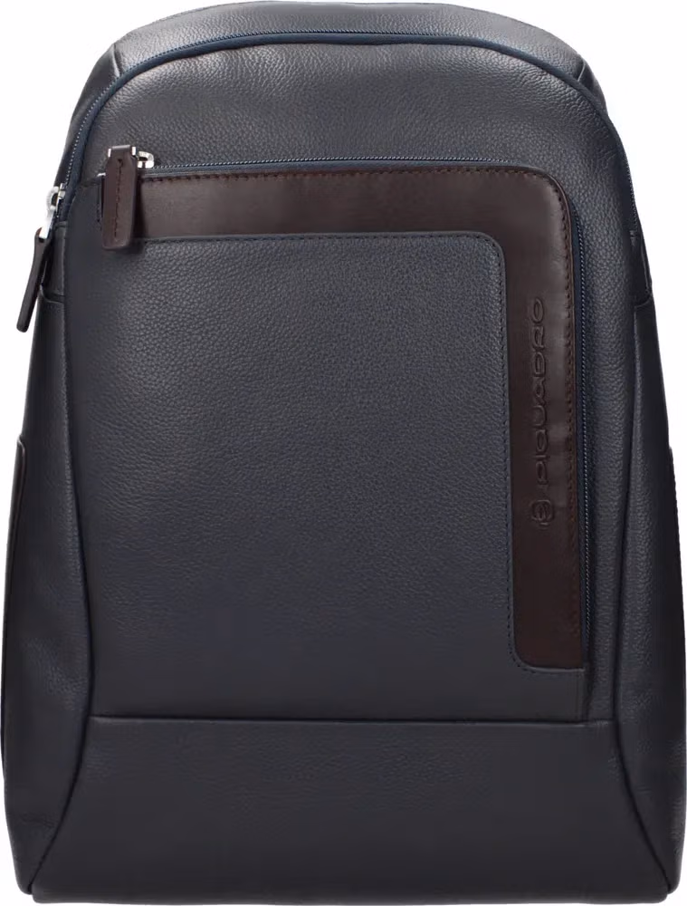 Piquadro Gray Leather Backpack